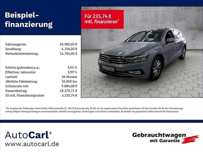 Mondsteingrau Gebraucht 2022 VW Passat Business Kombi | 20.980 € (Guter Preis) - Bild 1/2