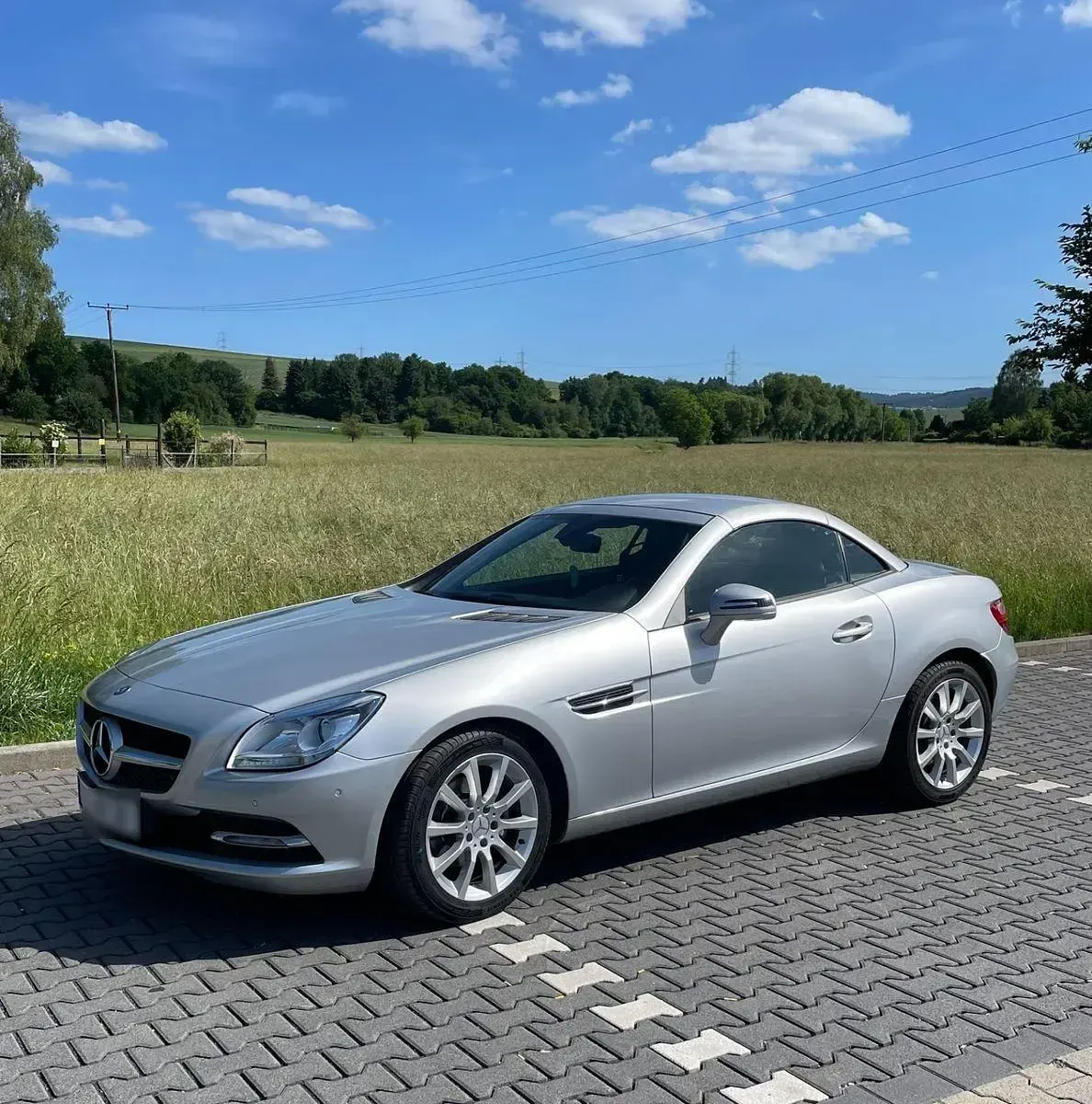Gebraucht Mercedes SLK200 AMG Edition 1 184 PS (135 kW) 2011 Silber Cabrio