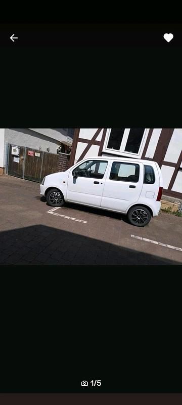 Weiß Gebraucht 2007 Opel Agila Kleinwagen | 650 € (Guter Preis) - Bild 1/4