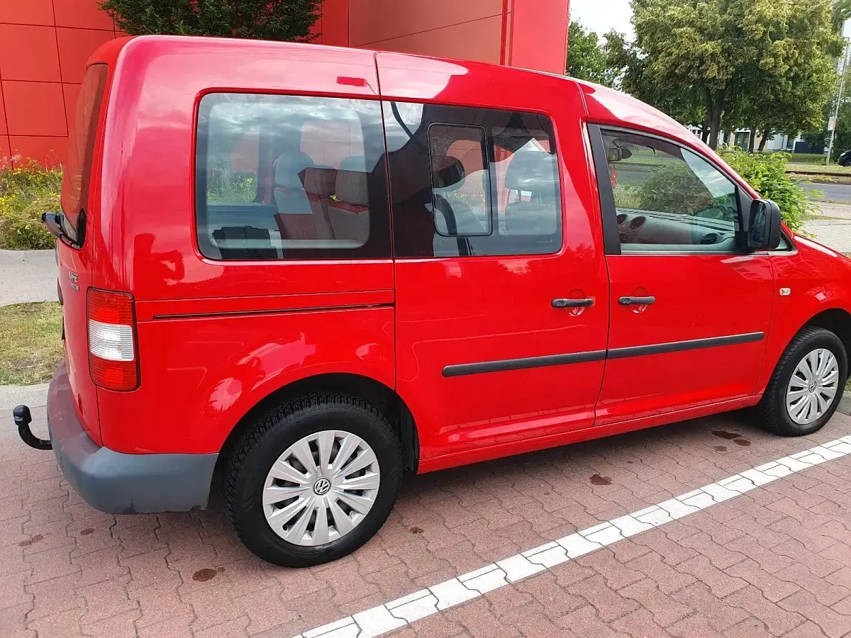 Gebraucht VW Caddy 109 PS (80 kW) 2007 Rot Van / Kleinbus