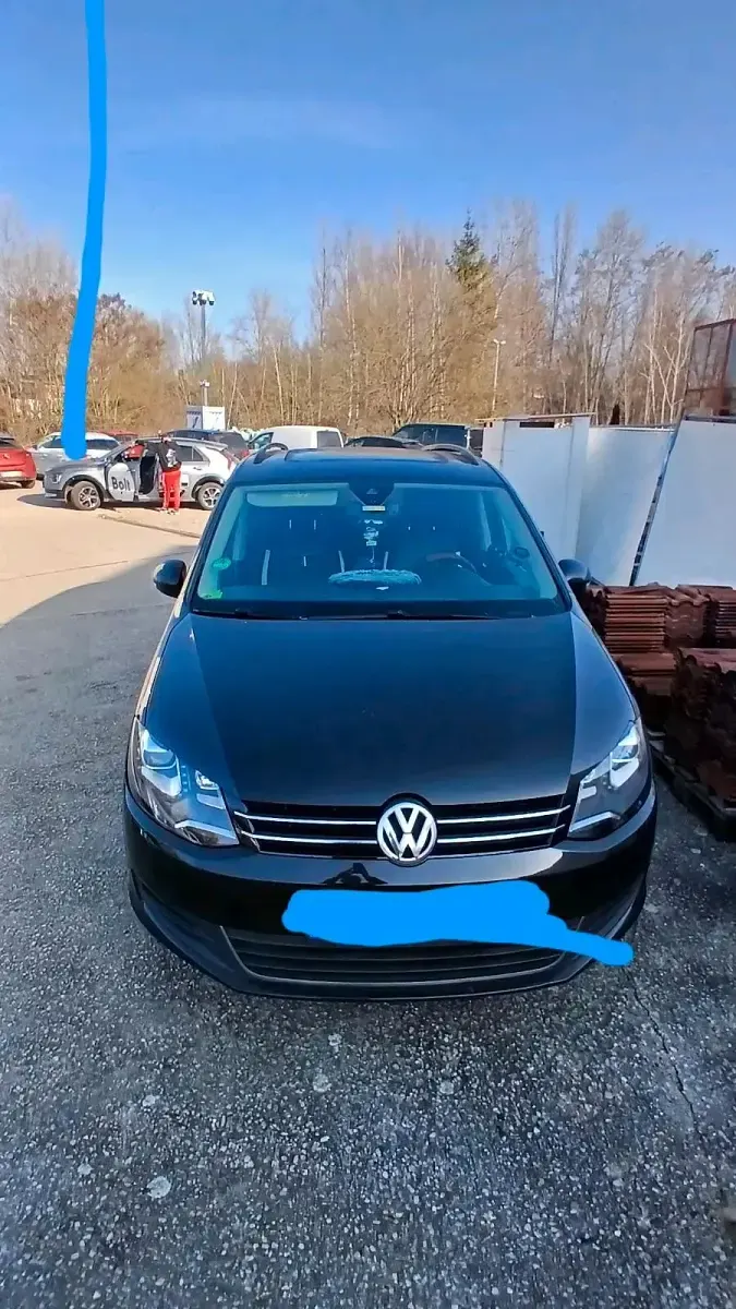 Gebraucht VW Sharan 150 PS (110 kW) 2015 Schwarz Van / Kleinbus