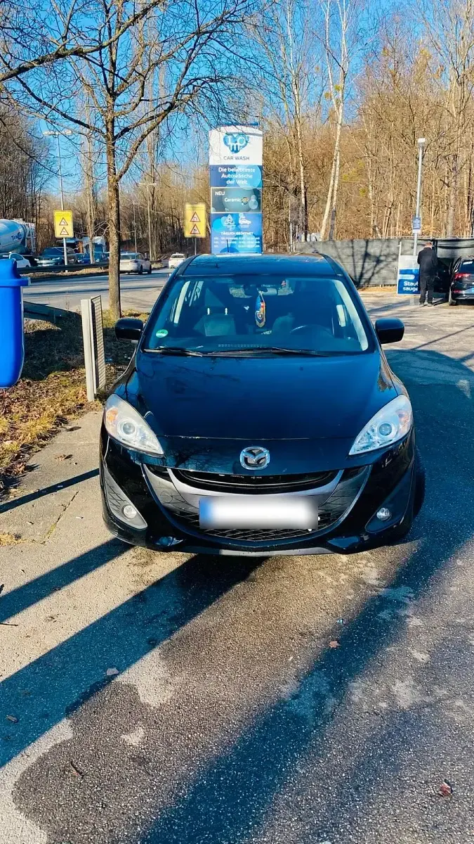 Gebraucht Mazda 5 Edition 116 PS (85 kW) 2012 Schwarz Van / Kleinbus