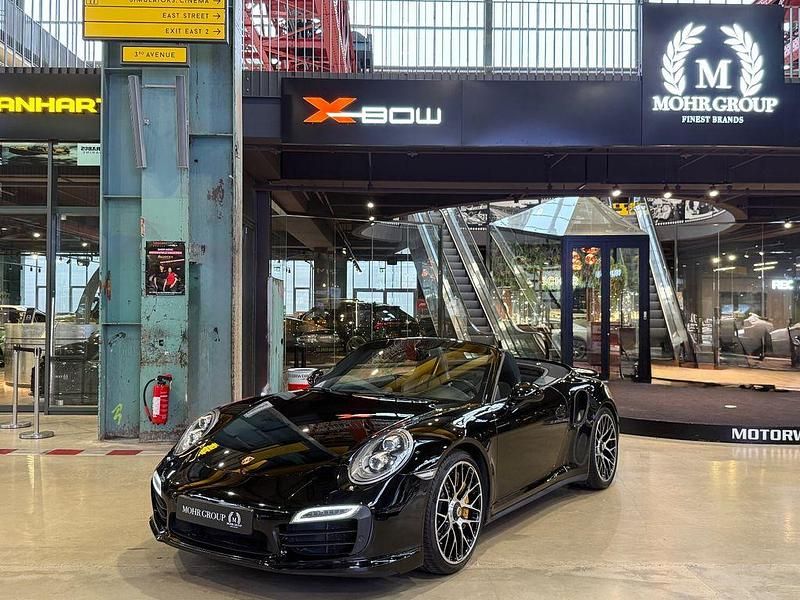 Tiefschwarz Gebraucht 2014 Porsche 911 Turbo S Cabriolet Cabrio | 109.900 € (Etwas zu teuer) - Bild 1/4