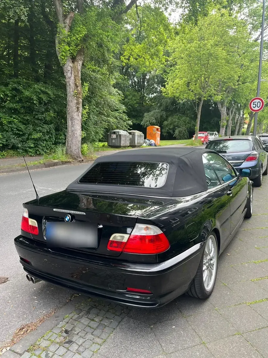 Gebraucht BMW 323 Cabriolet 170 PS (125 kW) 2000 Schwarz Cabrio