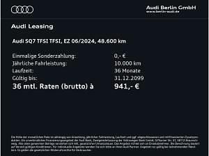 Gebraucht Audi SQ7 507 PS (372 kW) 2024 Weiß (gletscherweiß metallic) SUV