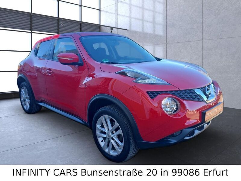 Rot Gebraucht 2017 Nissan Juke Acenta SUV | 8.900 € (Guter Preis) - Bild 1/4
