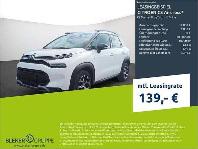 Weiss Gebraucht 2023 Citroën C3 Kleinwagen | 14.880 € (Fairer Preis) - Bild 1/3