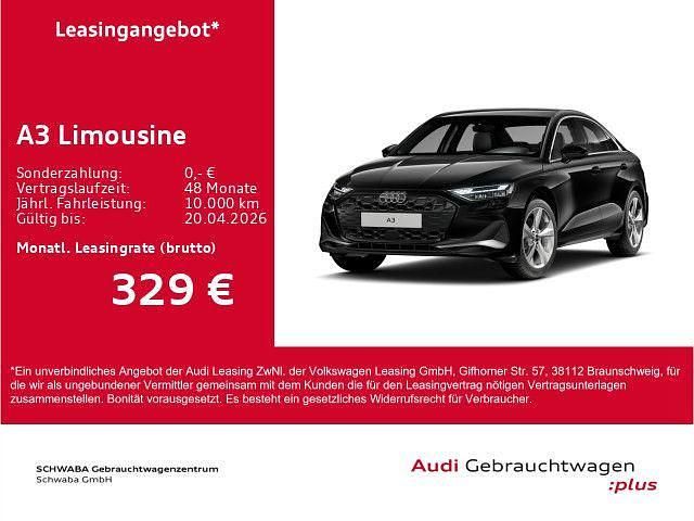Gebraucht Audi A3 Advanced Plus 150 PS (110 kW) 2025 Mythosschwarz metallic Limousine