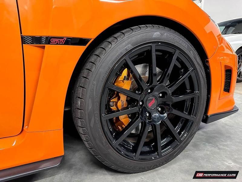 Gebraucht Subaru Impreza 309 PS (227 kW) 2013 Orange Limousine