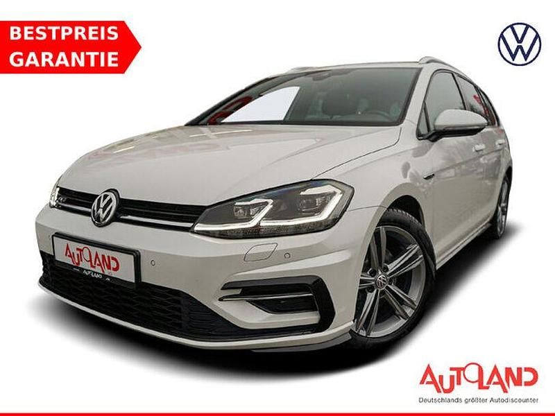 Gebraucht VW Golf VII R-line 150 PS (110 kW) 2018 Weiß Kombi