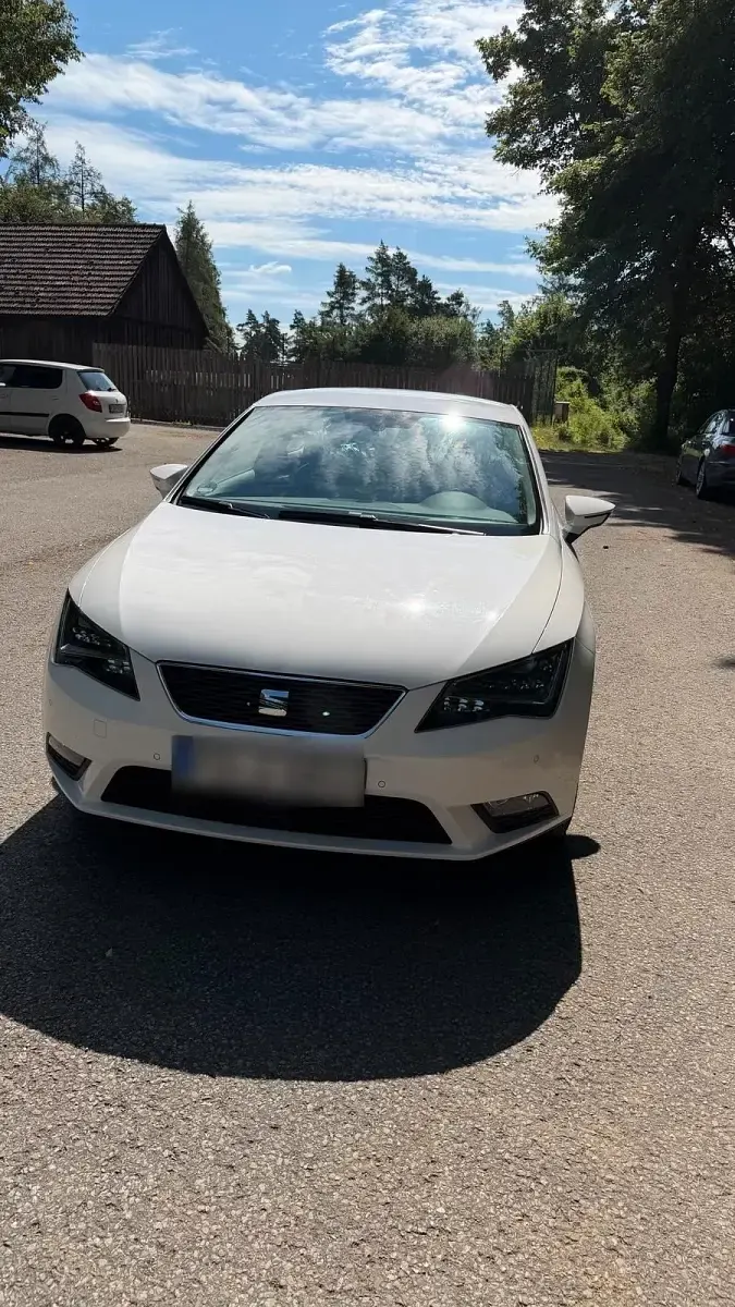 Gebraucht Seat Leon SC Style 110 PS (80 kW) 2016 Weiß Kleinwagen
