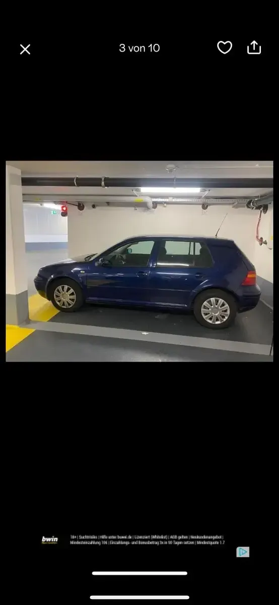 Gebraucht VW Golf III 101 PS (74 kW) 1997 Blau Kleinwagen