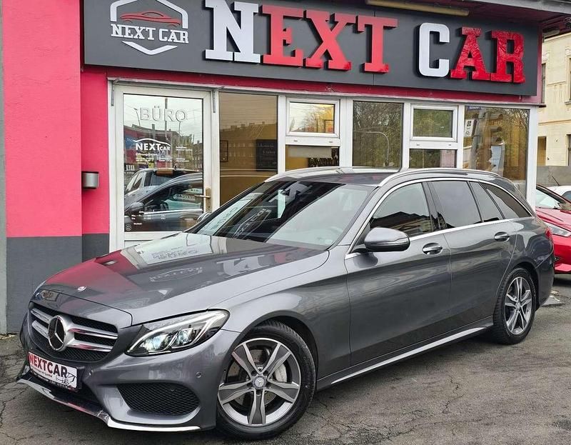 Selenitgrau metalliclack Gebraucht 2016 Mercedes C200 AMG line Kombi | 17.999 € (Etwas zu teuer) - Bild 1/4