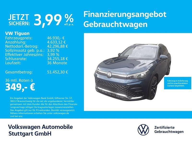 Blau Gebraucht 2025 VW Tiguan R-line SUV | 46.930 € (Fairer Preis) - Bild 1/4