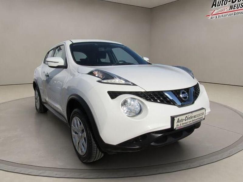 White (s) Gebraucht 2015 Nissan Juke Visia SUV | 8.980 € (Fairer Preis) - Bild 1/4