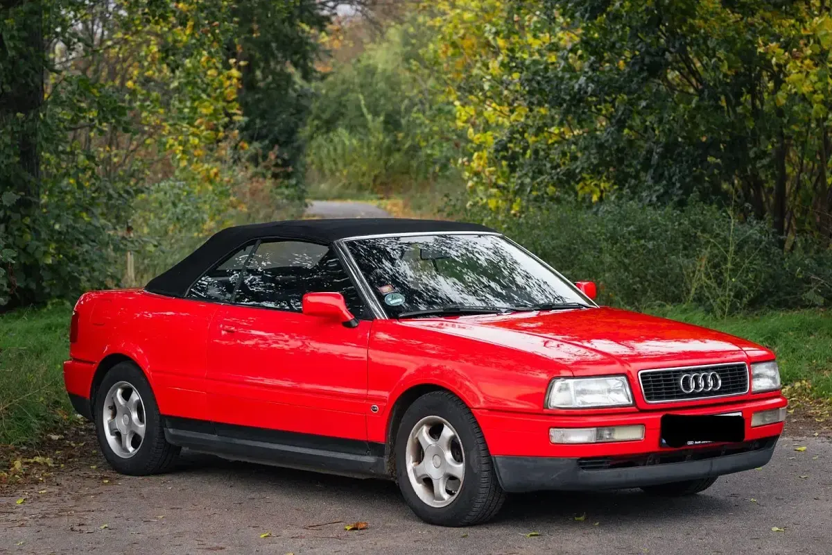 Gebraucht Audi Cabriolet Basis 116 PS (85 kW) 1994 Rot Cabrio