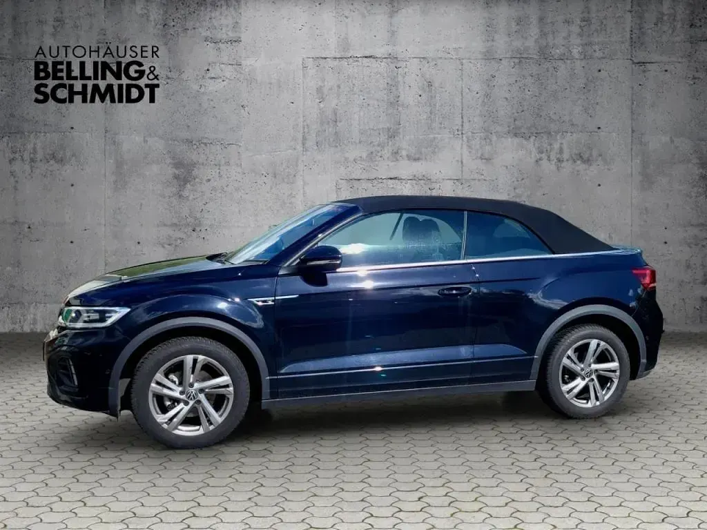 Gebraucht VW T-Roc Cabriolet R-line 150 PS (110 kW) 2025 Deep black perleffekt (metallic) Cabrio