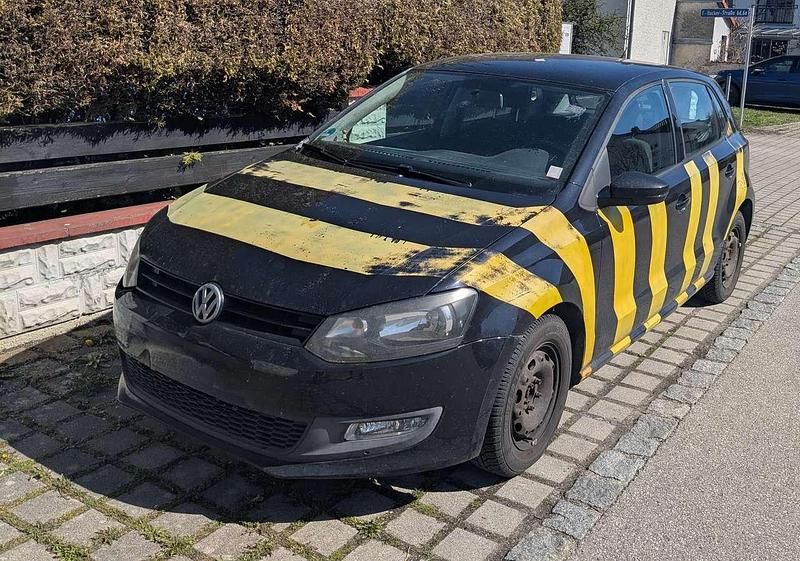 Gebraucht VW Polo Comfortline 60 PS (44 kW) 2010 Schwarz Kleinwagen