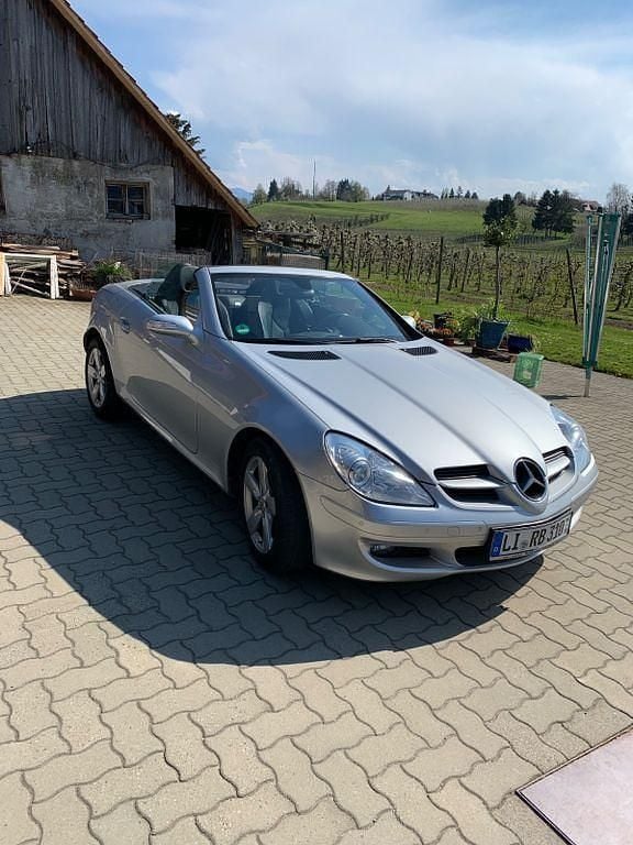 Gebraucht Mercedes SLK200 163 PS (119 kW) 2005 Silber Cabrio