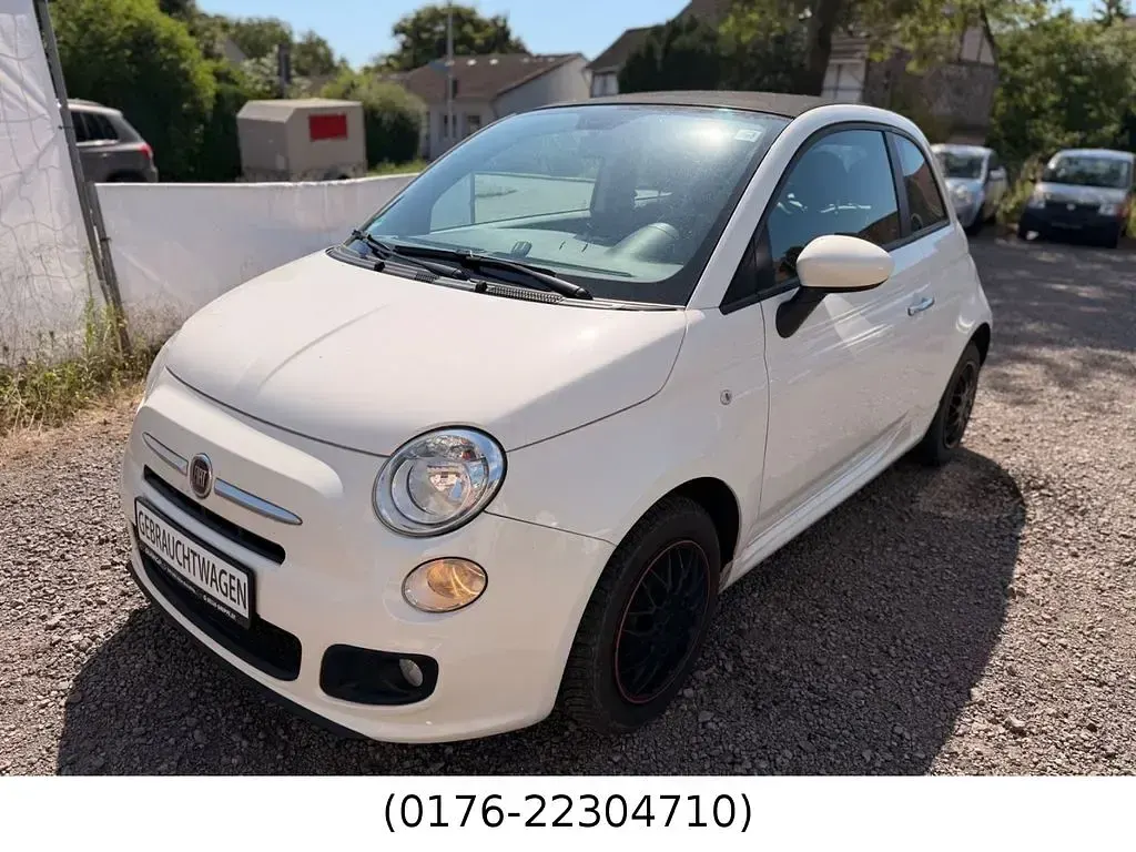 Gebraucht Fiat 500C Lounge 69 PS (50 kW) 2014 Weiß Cabrio