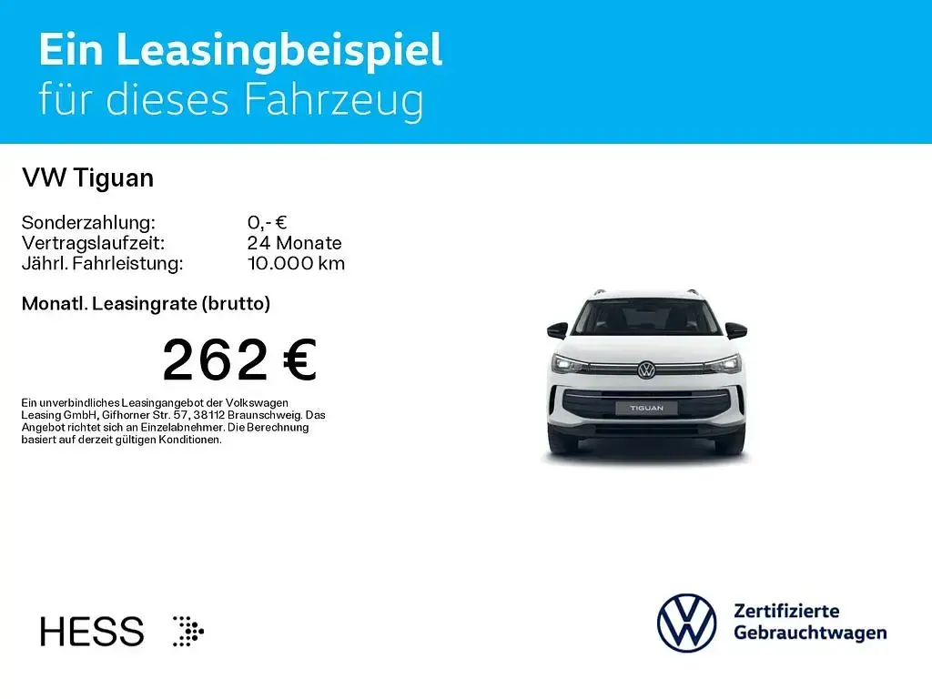Gebraucht VW Tiguan Goal 131 PS (96 kW) 2025 Pure white SUV