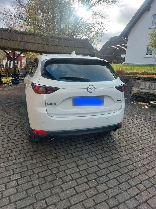 Gebraucht Mazda CX-5 Exclusive-Line 165 PS (121 kW) 2021 Weiß SUV