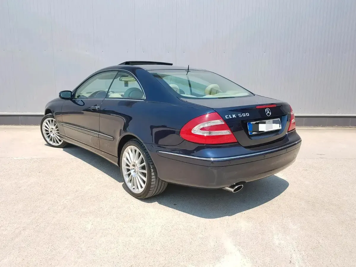 Gebraucht Mercedes CLK500 Elegance 306 PS (225 kW) 2005 Blau Coupé