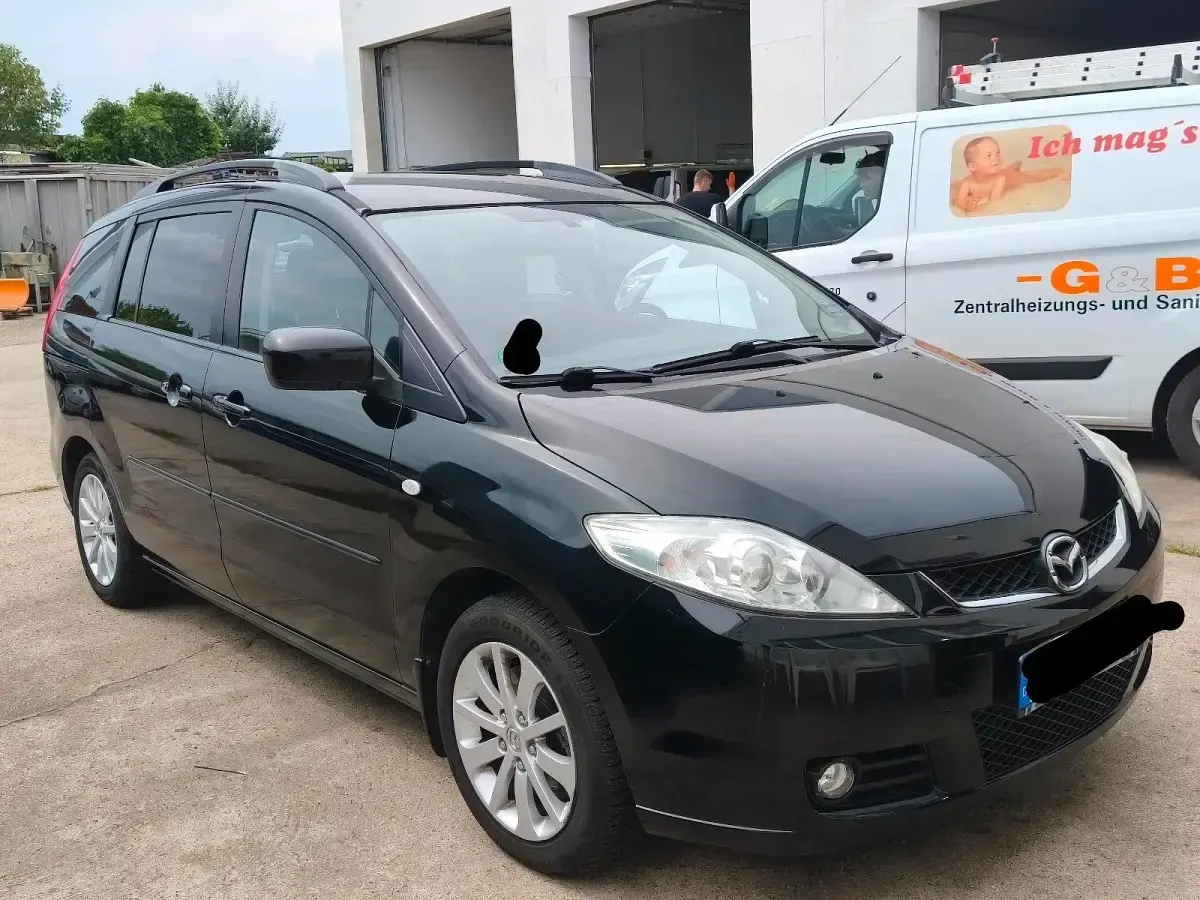 Gebraucht Mazda 5 116 PS (85 kW) 2008 Schwarz Van / Kleinbus