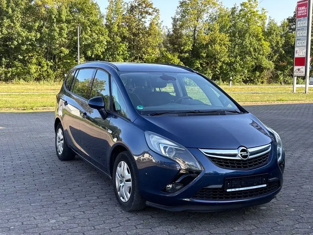 Gebraucht Opel Zafira Tourer Edition 140 PS (102 kW) 2011 Blau Van / Kleinbus