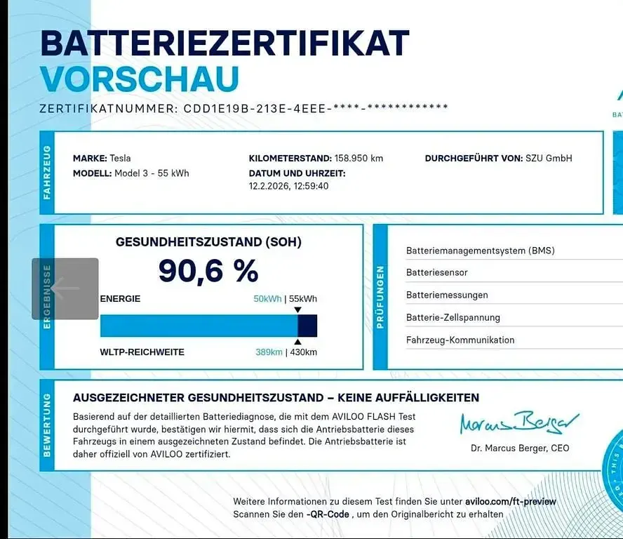 Gebraucht Tesla Model 3 Standard Range 239 kW (325 PS) 2021 Weiß Limousine