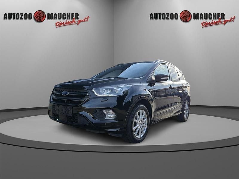 Schwarz Gebraucht 2018 Ford Kuga ST-Line SUV | 11.990 € (Guter Preis) - Bild 1/4