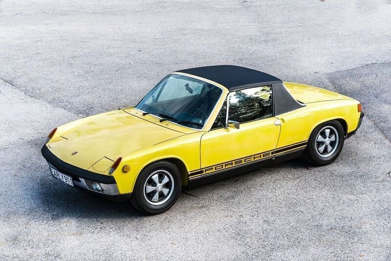 Gebraucht Porsche 914 110 PS (80 kW) 1970 Gelb Cabrio