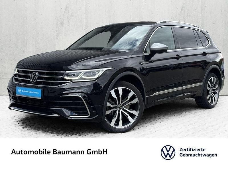 Deep black perleffekt Gebraucht 2022 VW Tiguan Allspace R-line SUV | 35.450 € (Fairer Preis) - Bild 1/4