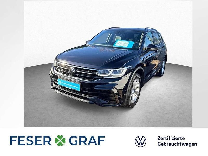 Deep black perleffekt Gebraucht 2024 VW Tiguan Allspace R-line SUV | 41.990 € (Fairer Preis) - Bild 1/3