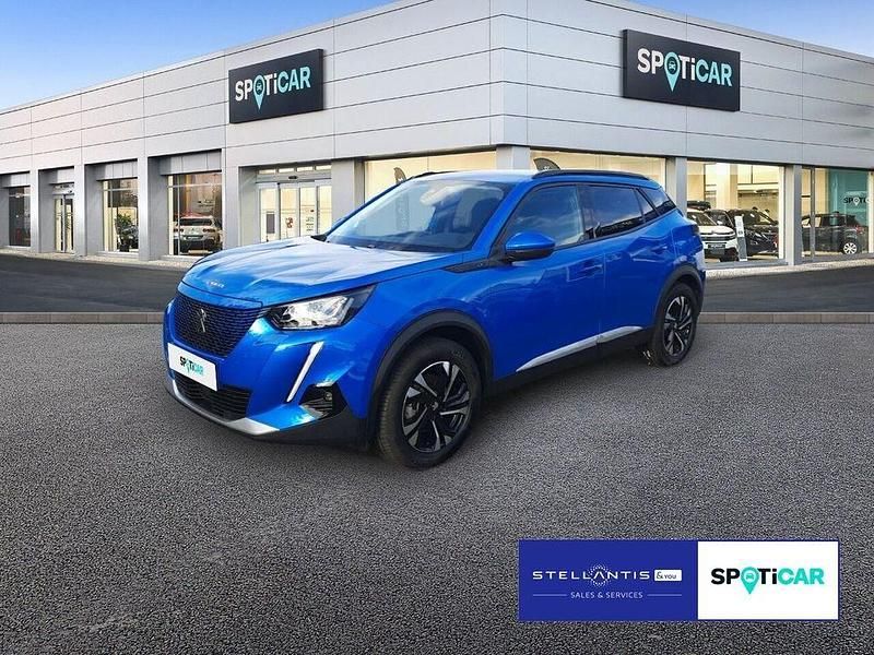 Blau Gebraucht 2021 Peugeot e-2008 Allure SUV | 15.430 € (Superpreis) - Bild 1/4