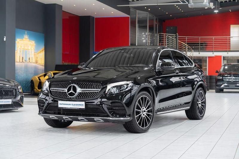 Schwarz/baltic black Gebraucht 2018 Mercedes GLC250 AMG line Coupé | 38.980 € (Etwas zu teuer) - Bild 1/4