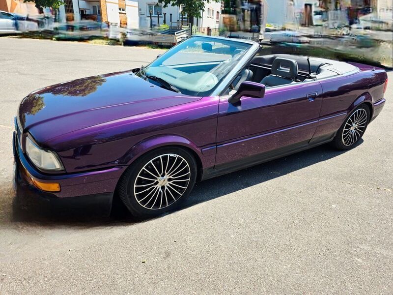 Violet Gebraucht 1994 Audi Cabriolet Sport Cabrio | 19.800 € - Bild 1/4