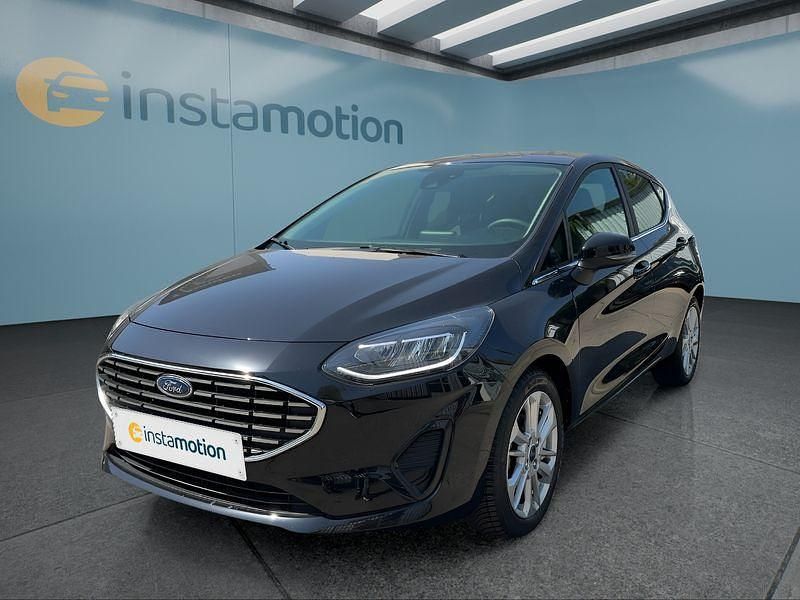 Schwarz Gebraucht 2022 Ford Fiesta Titanium Kleinwagen | 16.999 € (Fairer Preis) - Bild 1/4