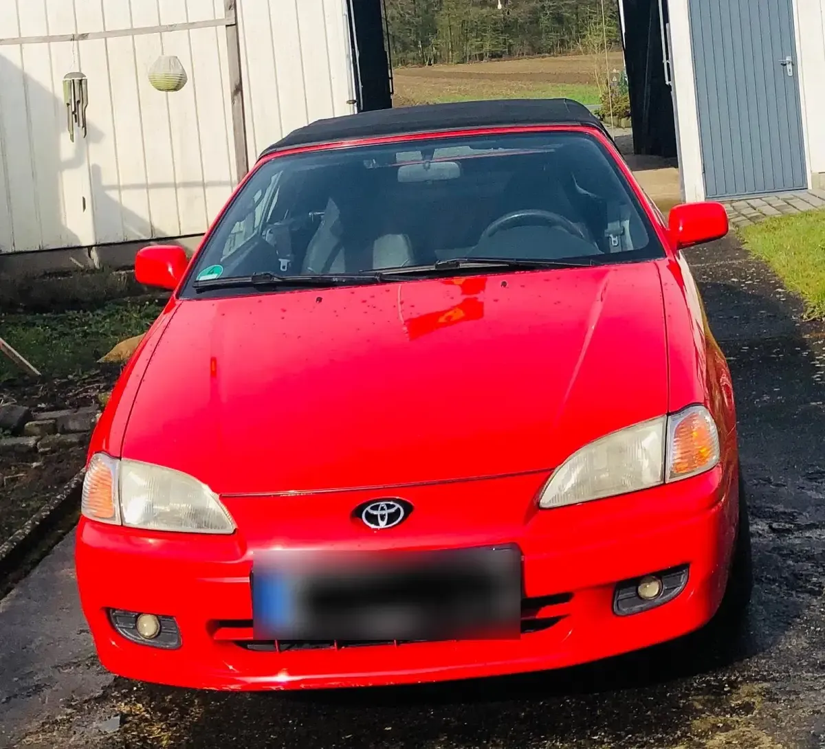 Gebraucht Toyota Paseo 90 PS (66 kW) 1997 Rot Cabrio