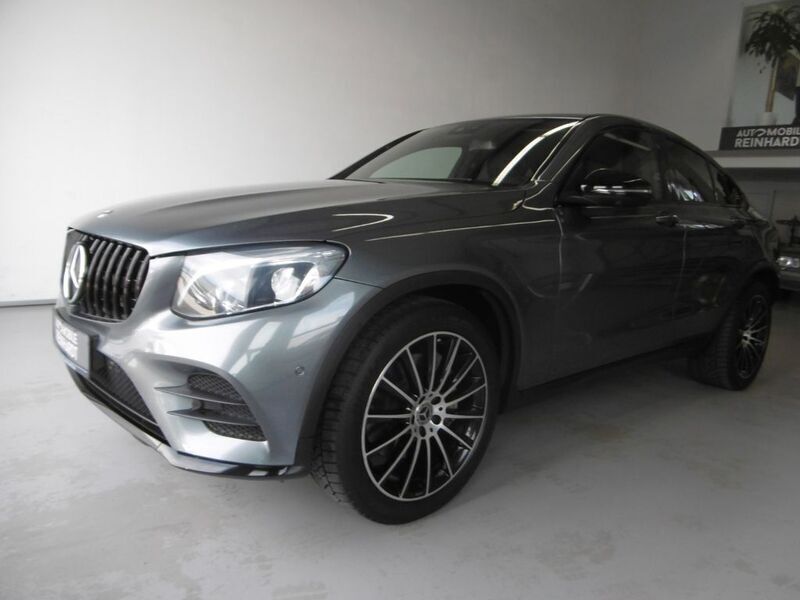 Selenitgrau Gebraucht 2018 Mercedes GLC300 AMG line Coupé | 28.455 € (Guter Preis) - Bild 1/4