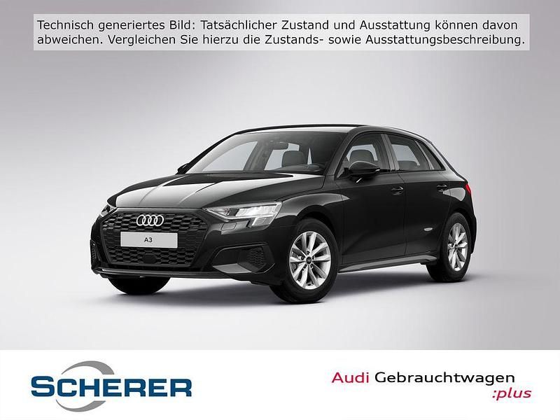 Schwarz Gebraucht 2023 Audi A3 Sportback Limousine | 23.500 € (Guter Preis) - Bild 1/4