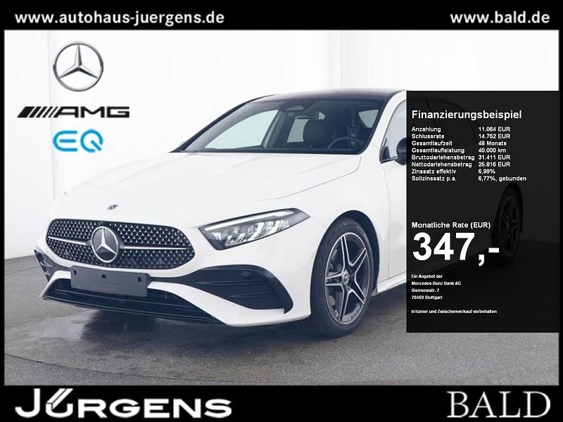 Weiss polarweiss Gebraucht 2024 Mercedes A200 Advanced Plus Limousine | 36.870 € (Teuer) - Bild 1/4