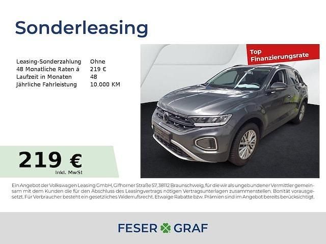 Grau Gebraucht 2024 VW T-Roc Life SUV | 21.280 € (Guter Preis) - Bild 1/4