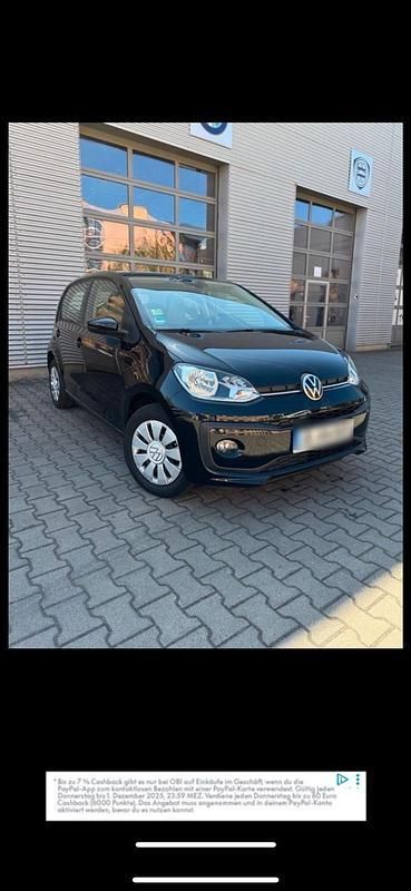 Schwarz Gebraucht 2021 VW up! move up! Kleinwagen | 10.750 € (Fairer Preis) - Bild 1/4