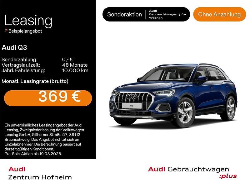 Gebraucht Audi Q3 Advanced 150 PS (110 kW) 2025 Navarrablau metallic SUV
