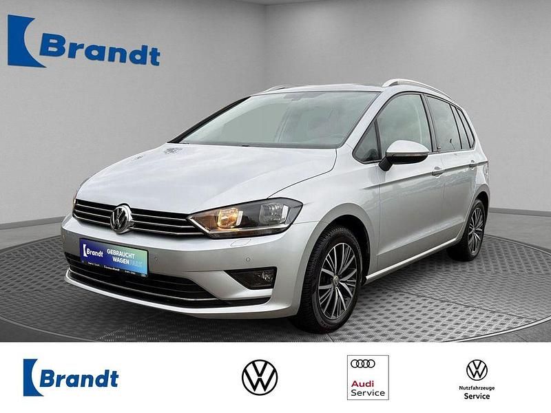 Silber Gebraucht 2017 VW Golf Sportsvan Allstar Van / Kleinbus | 12.990 € (Guter Preis) - Bild 1/3