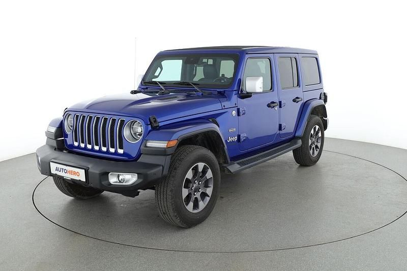Blau Gebraucht 2020 Jeep Wrangler Unlimited Sahara SUV | 40.260 € (Fairer Preis) - Bild 1/3