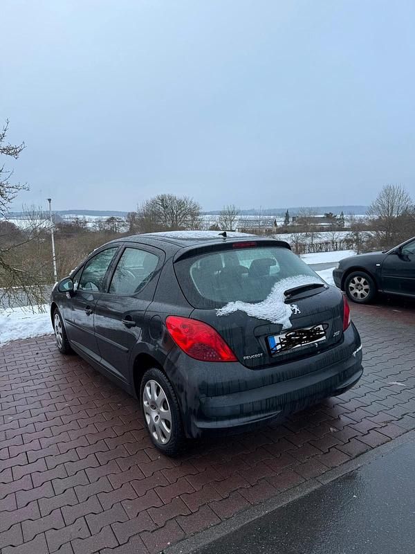 Gebraucht Peugeot 207 2008 Schwarz Kleinwagen