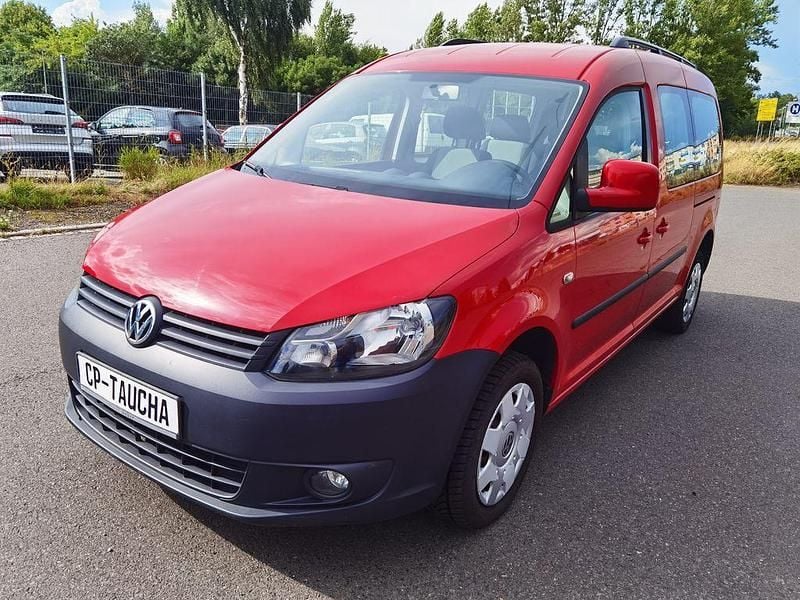 Rot Gebraucht 2012 VW Caddy Maxi Trendline Van / Kleinbus | 11.990 € (Fairer Preis) - Bild 1/4