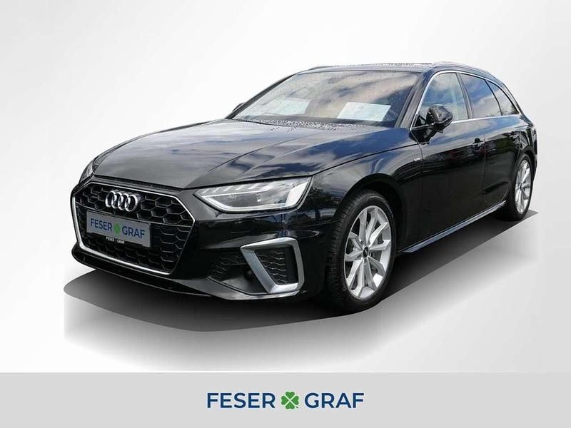Mythosschwarz metallic Gebraucht 2022 Audi A4 Business Kombi | 26.880 € (Teuer) - Bild 1/4